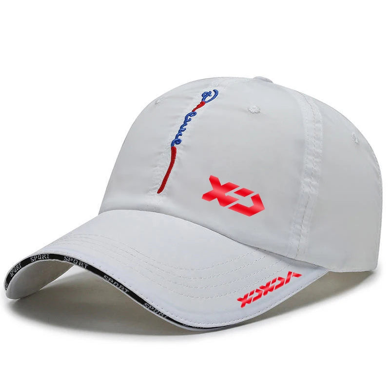 Chapéu de sol respirável de secagem rápida masculino, boné de beisebol, pesca, guarda-sol ao ar livre, esporte ajustável, viagem, verão, novo