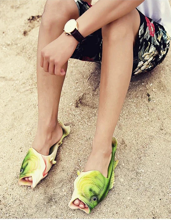 Chinelo de Peixe Antiderrapante e Flexível Fisher®