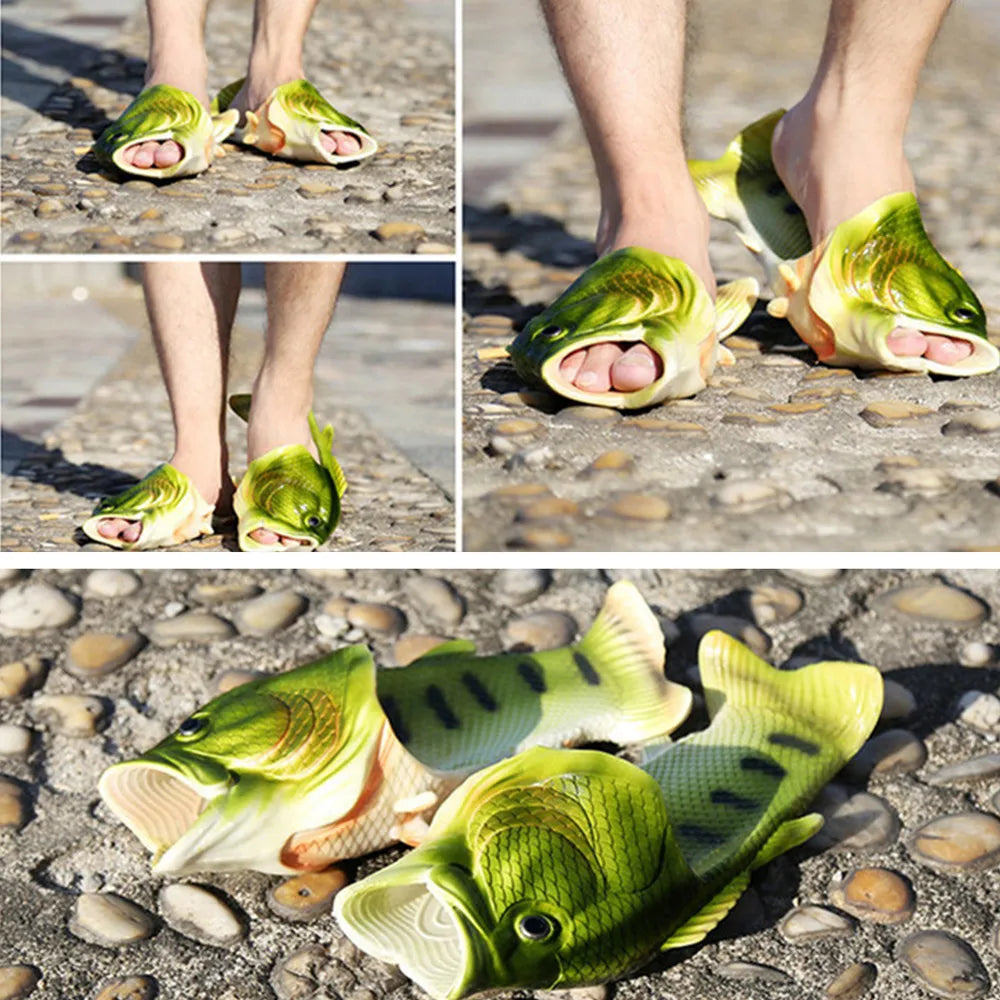 Chinelo de Peixe Antiderrapante e Flexível Fisher®