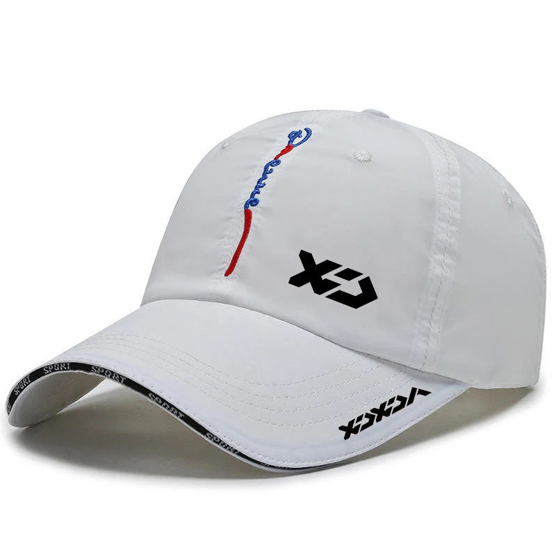 Chapéu de sol respirável de secagem rápida masculino, boné de beisebol, pesca, guarda-sol ao ar livre, esporte ajustável, viagem, verão, novo