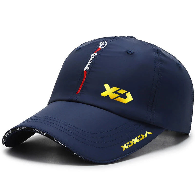 Chapéu de sol respirável de secagem rápida masculino, boné de beisebol, pesca, guarda-sol ao ar livre, esporte ajustável, viagem, verão, novo