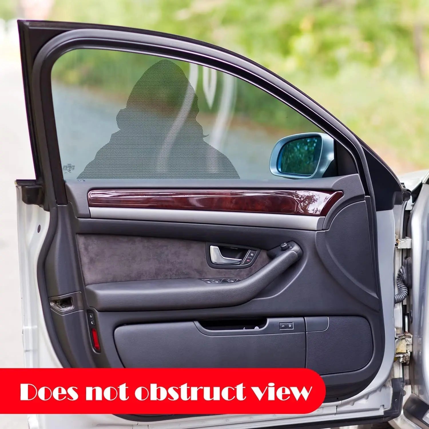 Adesivo Engraçado 3D Papai Noel para Carro