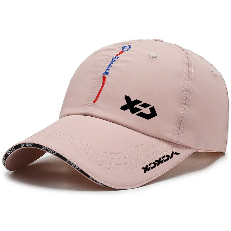 Chapéu de sol respirável de secagem rápida masculino, boné de beisebol, pesca, guarda-sol ao ar livre, esporte ajustável, viagem, verão, novo