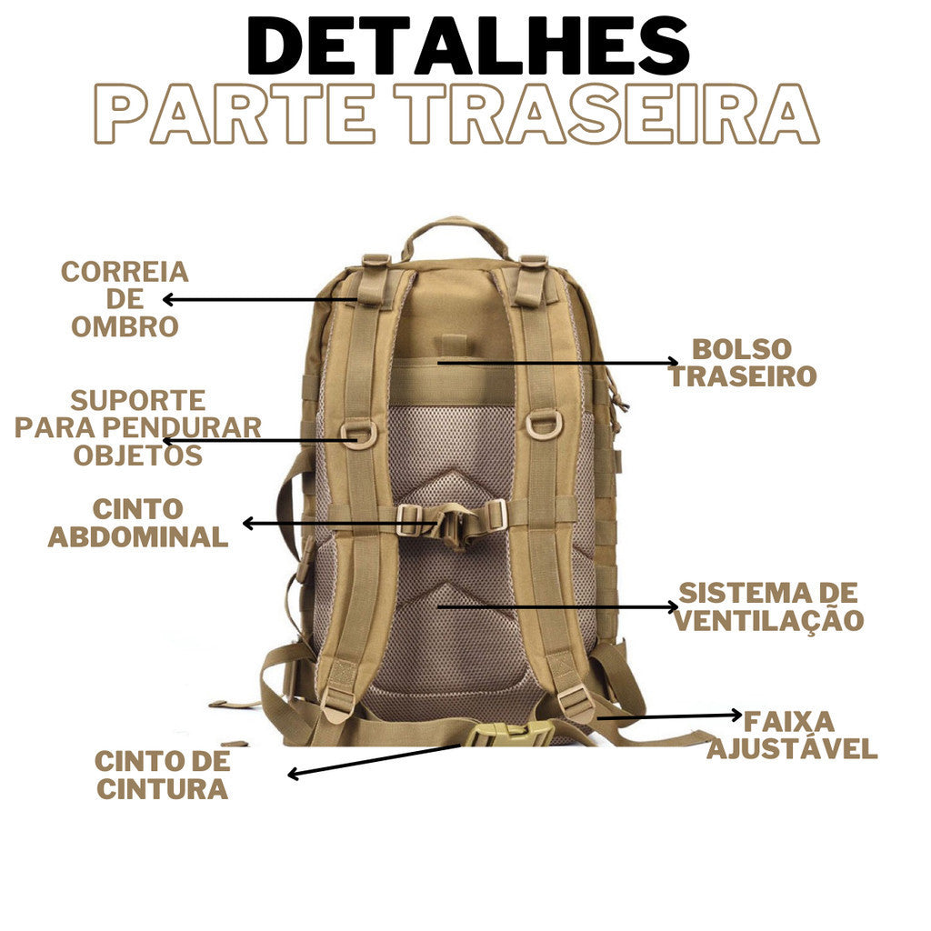 Mochila Tática 50L Travaling®