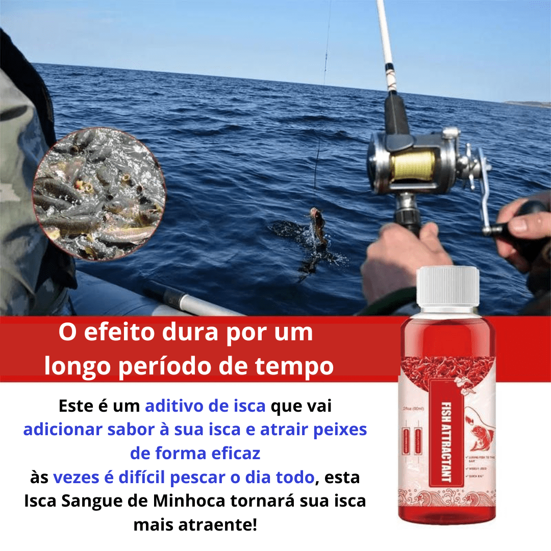 Isca Fish Atracting® para atração de Peixes (PAGUE 5 LEVE 10)