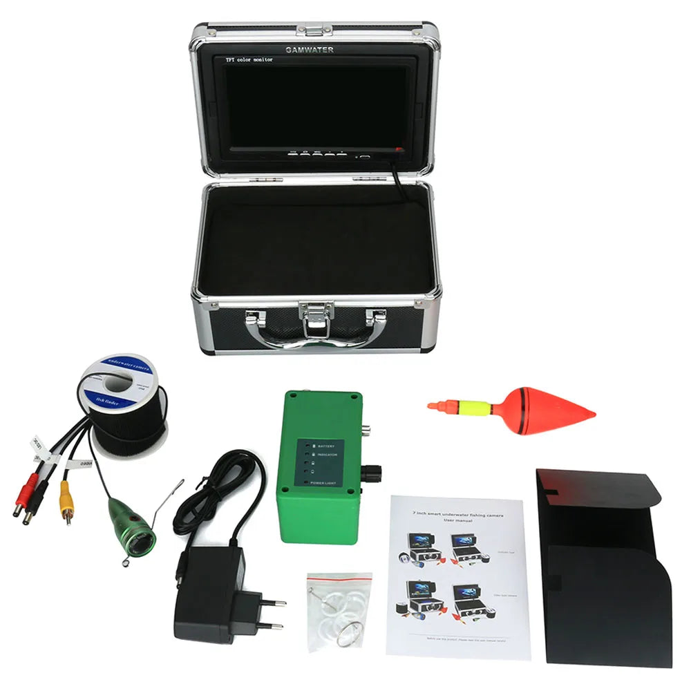 Kit de Câmera 7" HD Subaquática Maotewang® até 50M