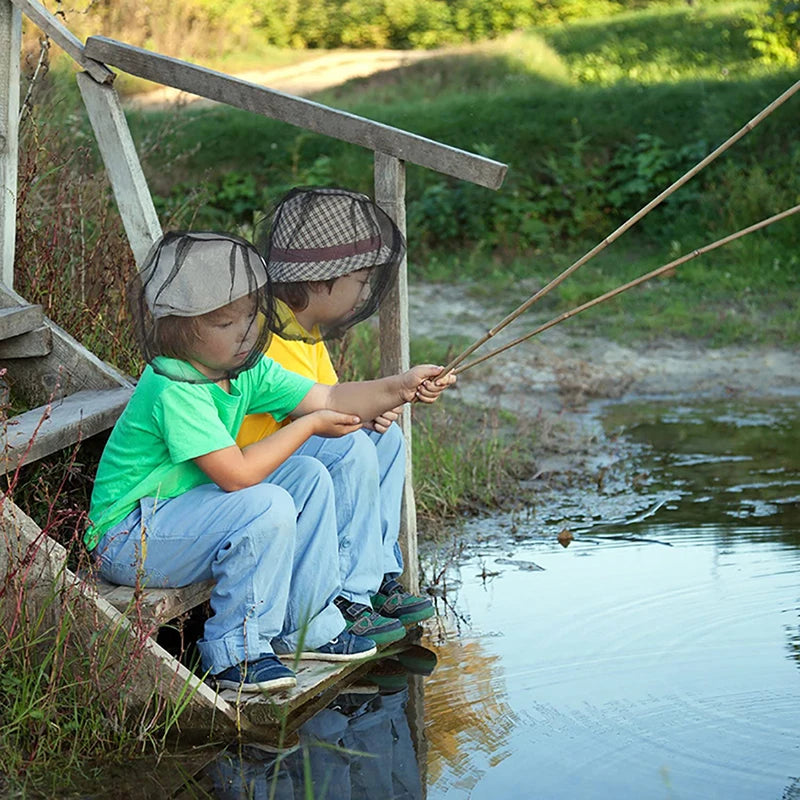 À Prova de Insetos Mosquito Net Cap Pesca, Mesh Top Net, Face Protector, Sombrinha, Caça ao ar livre, Camping Hat, Neck Head Cover, Verão