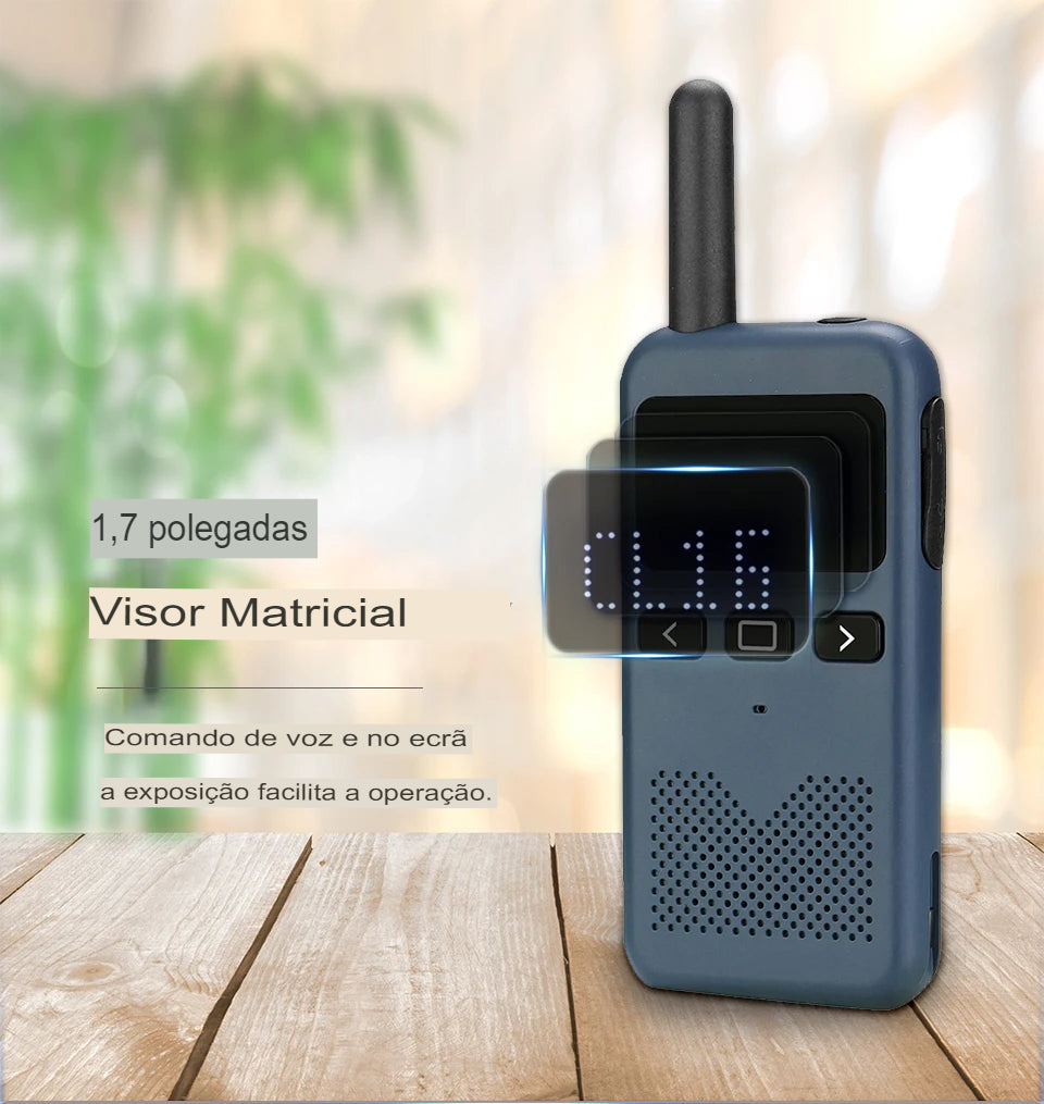 Mini Radio Comunicador  Walkie Talkie Retevis® RB619