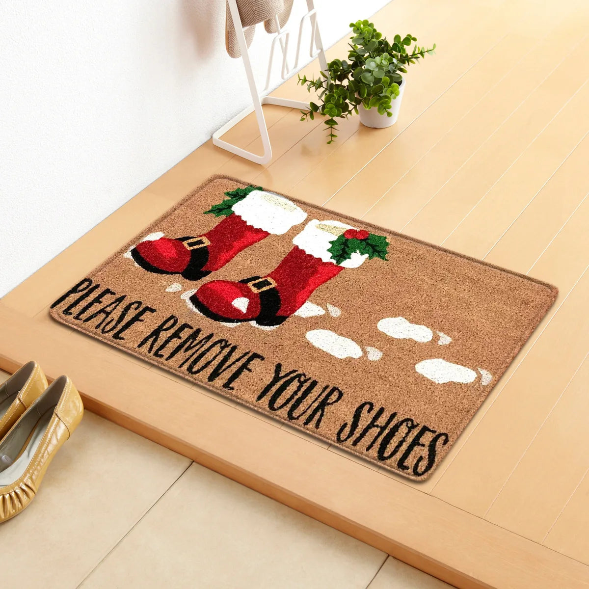 Tapete de Natal com Gnomos