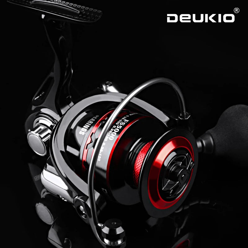 Carretilha de Pesca Deukio - Controle Poderoso e Suave para Capturas Incríveis!