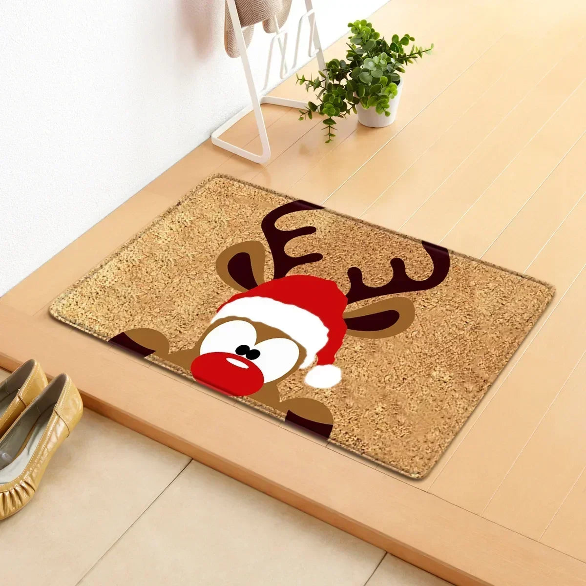 Tapete de Natal com Gnomos