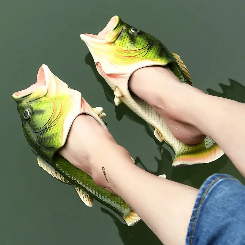 Chinelo de Peixe Antiderrapante e Flexível Fisher®