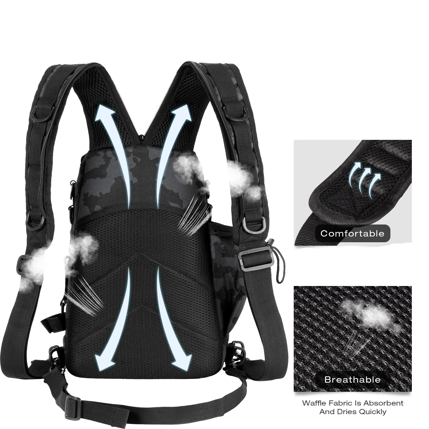 Mochila Masculina de Pesca Sling