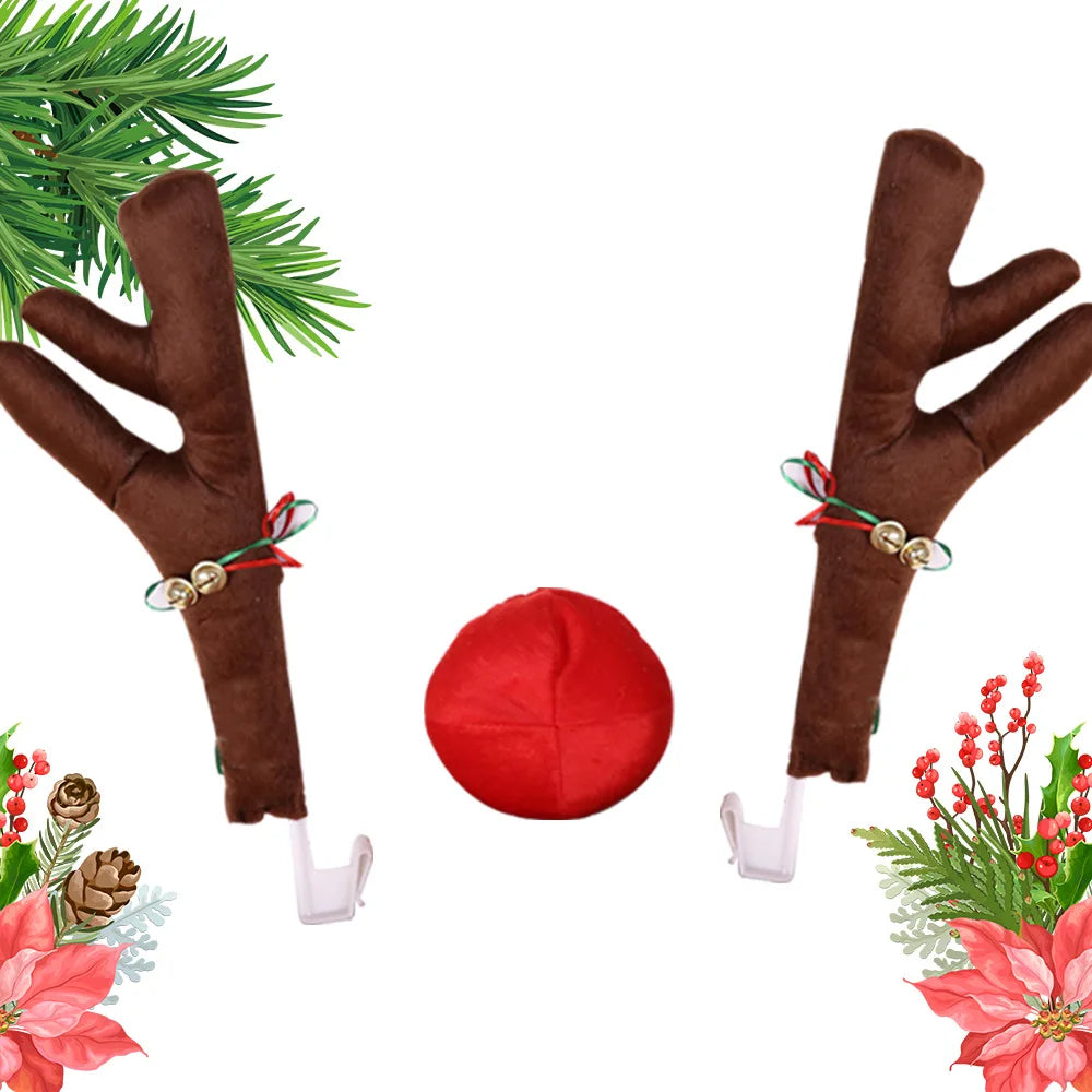 Conjunto de Decoração Natalina para Carro