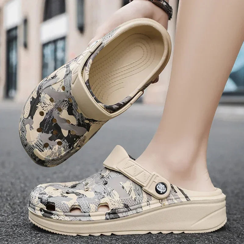 Sandálias Masculinas com Camuflagem Soft®