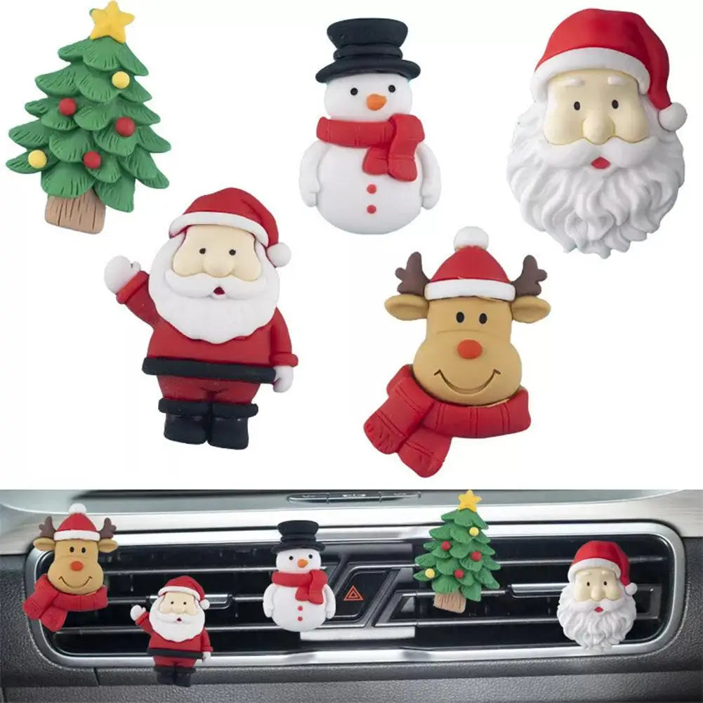 Clipes 3D Perfumados de Natal para Carro