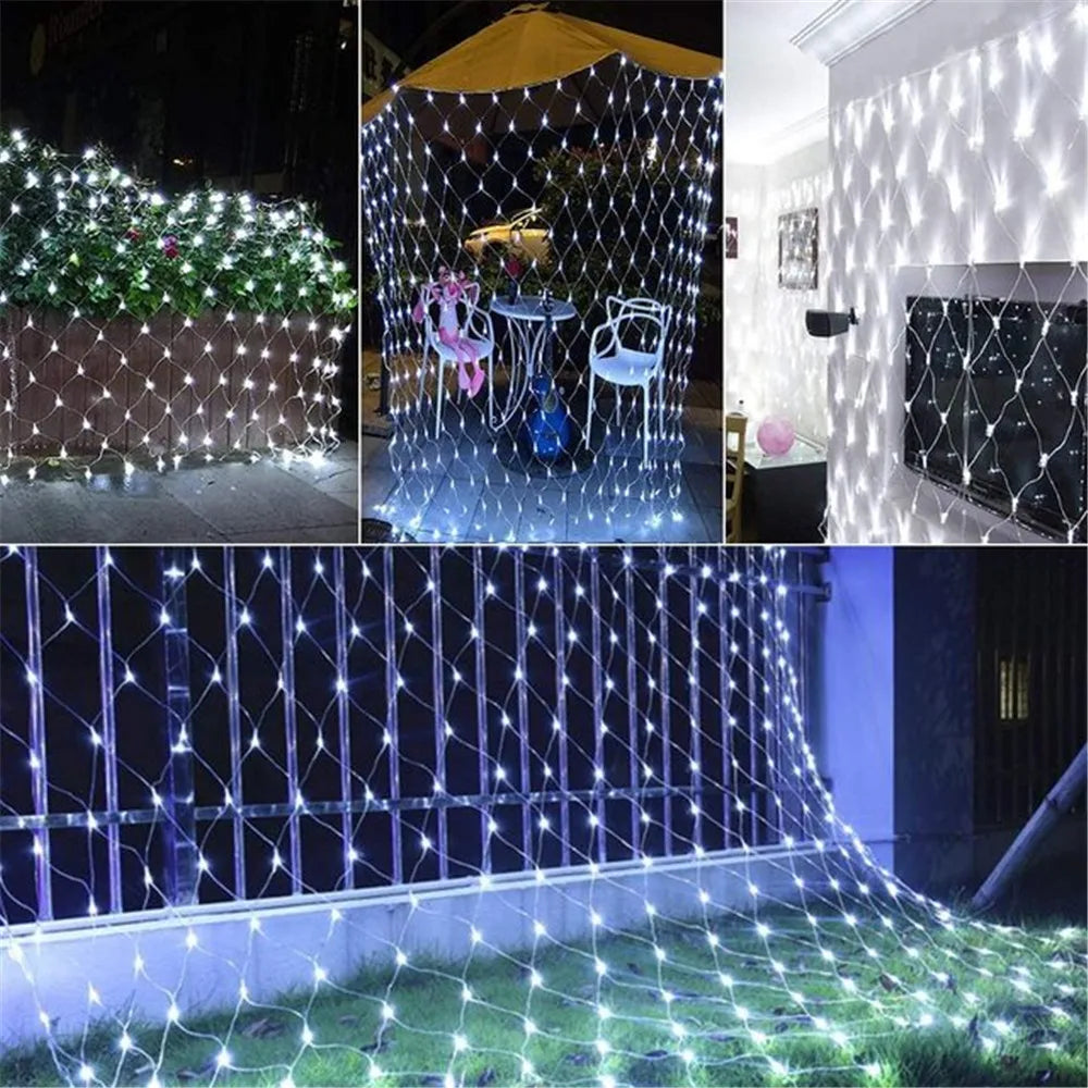Luzes de Rede de Pesca LED Magia e Brilho para o Seu Natal