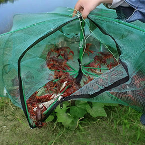 Rede de Pesca Dobrável Mounchain - Captura Eficiente e Portátil