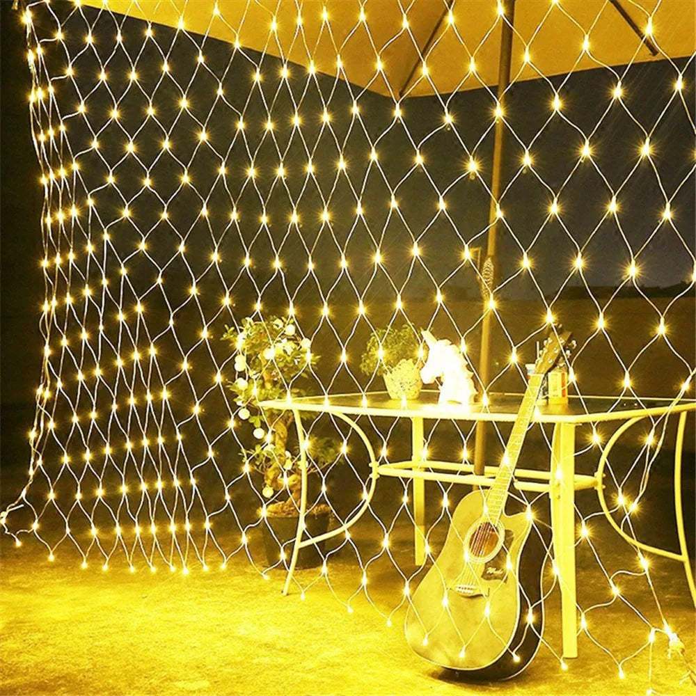 Luzes de Rede de Pesca LED Magia e Brilho para o Seu Natal