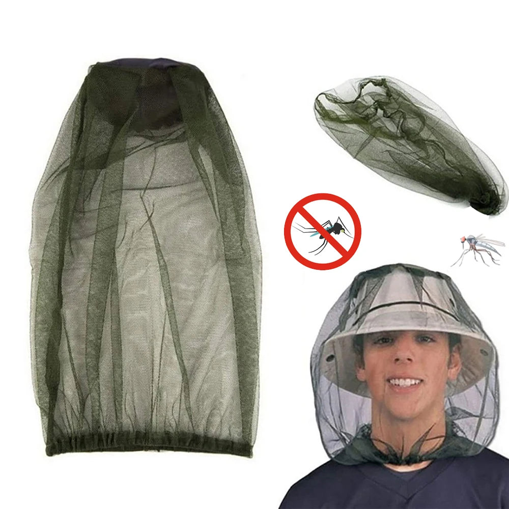 À Prova de Insetos Mosquito Net Cap Pesca, Mesh Top Net, Face Protector, Sombrinha, Caça ao ar livre, Camping Hat, Neck Head Cover, Verão