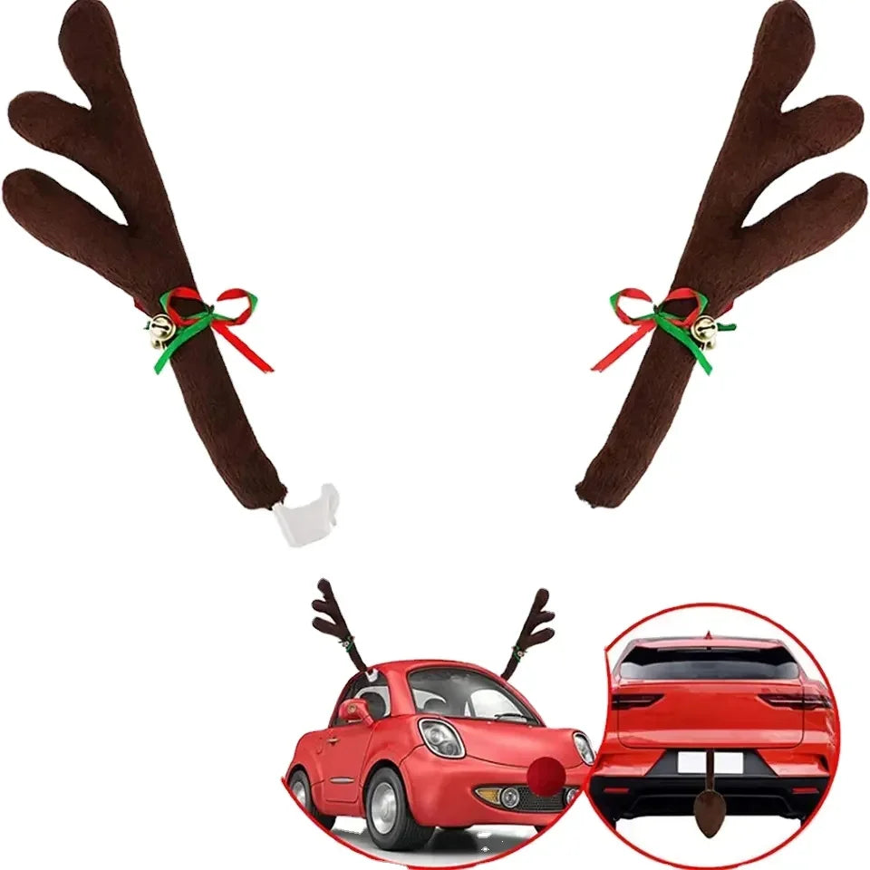 Conjunto de Decoração Natalina para Carro
