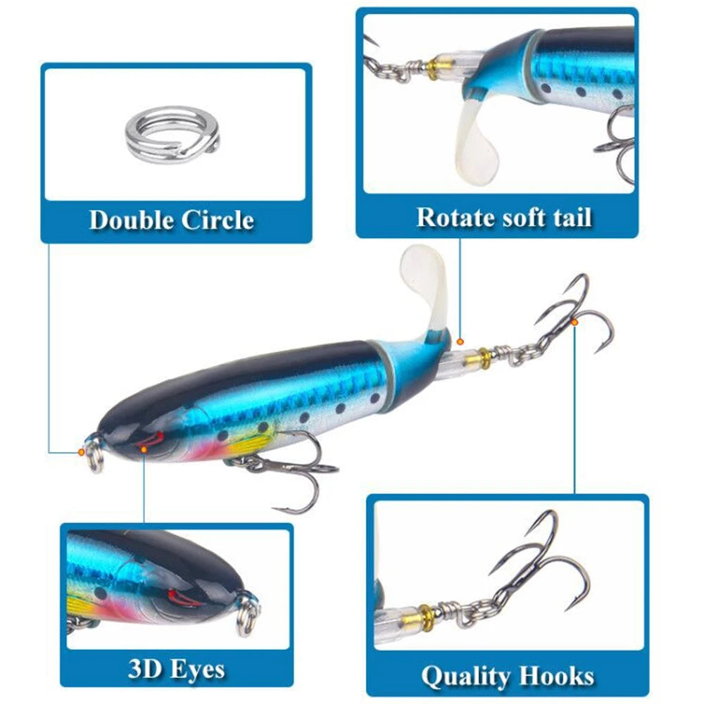 Isca de Pesca Popper 10cm/14cm