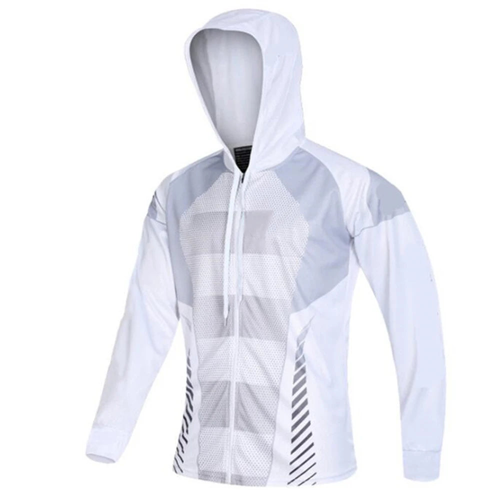 Camisa Hoodie de Pesca Anti-UV