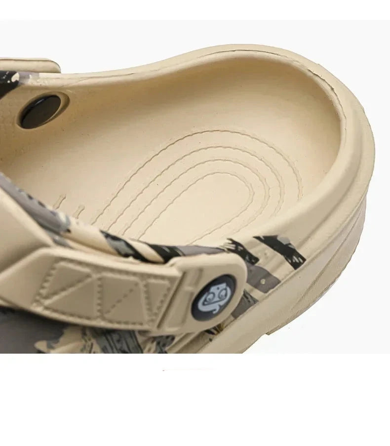 Sandálias Masculinas com Camuflagem Soft®
