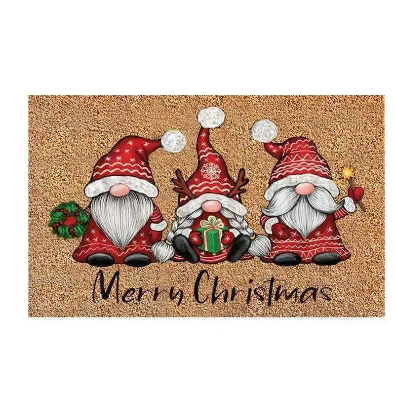 Tapete de Natal com Gnomos
