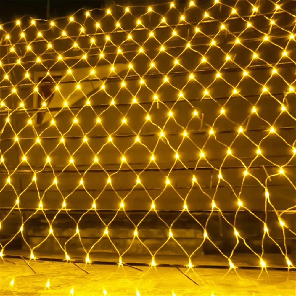 Luzes de Rede de Pesca LED Magia e Brilho para o Seu Natal