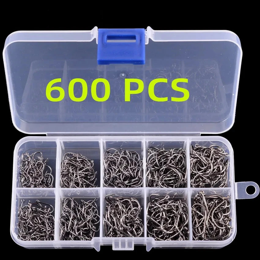 Conjunto de Anzóis de Pesca Aorace 600 PCs